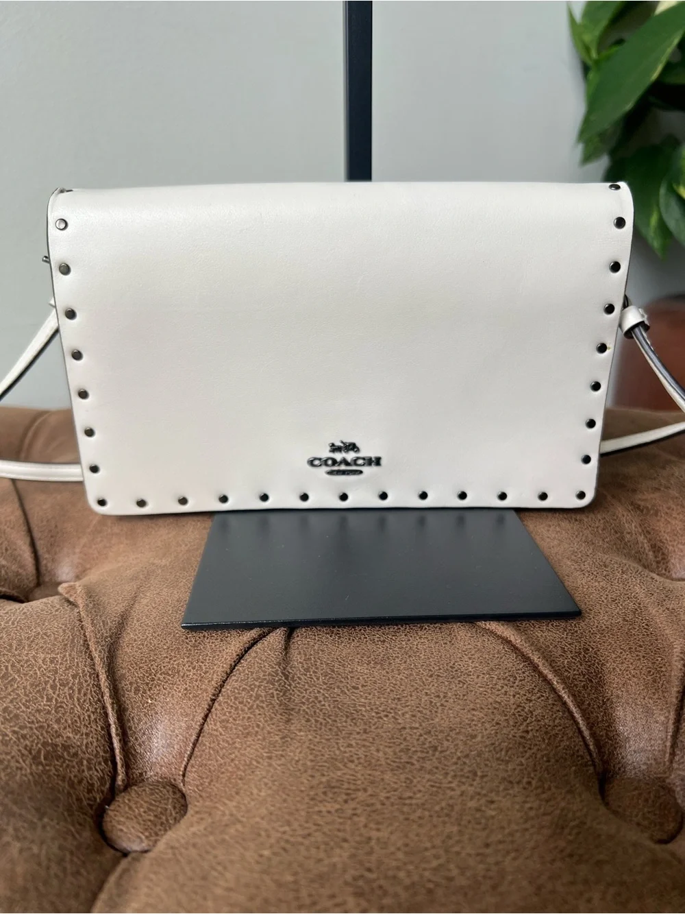 Coach Hayden Foldover Crossbody Clutch With Rivets 29675